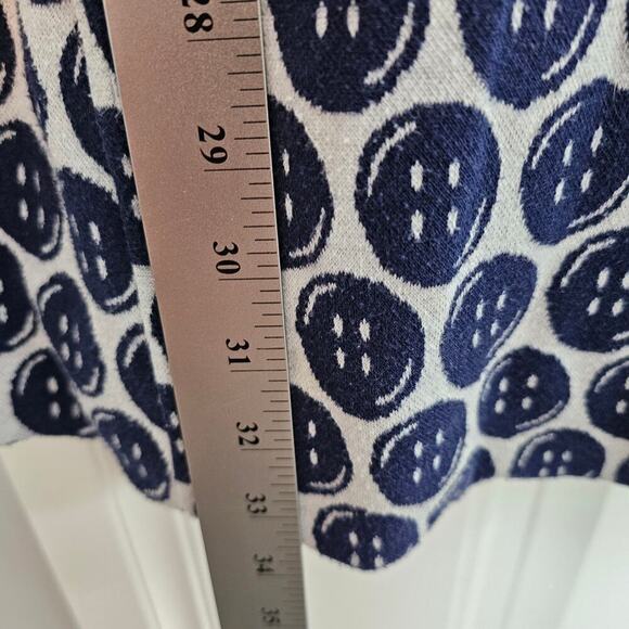 Lilly Pulitzer Jonah Sweater Dress Womens Small Blue Button Knit Short Preppy - Picture 8 of 9